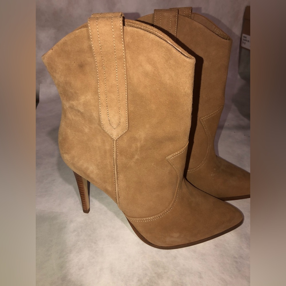 Steve Madden JWALK Western Cowboy High Heel Calf Boots